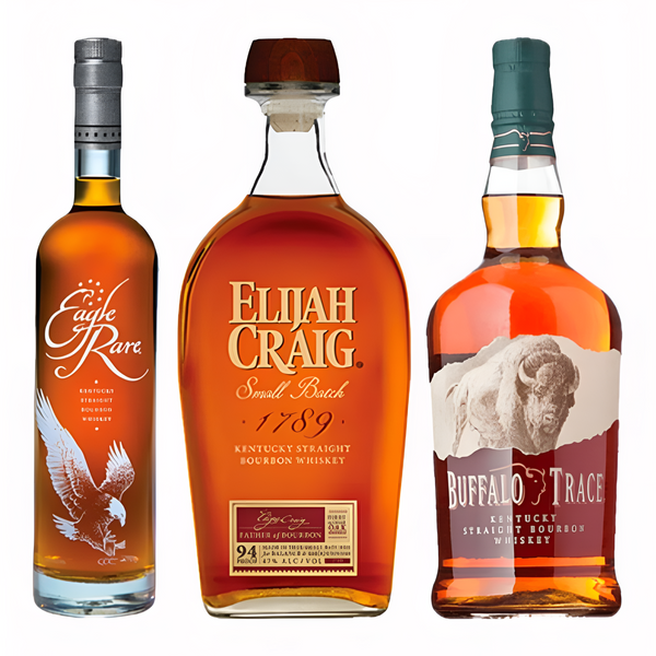 Elijah Craig Small Batch, Eagle Rare 10 Year 700ml, Buffalo Trace Bourbon Bundle