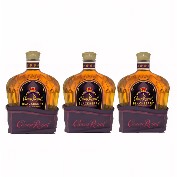Crown Royal Blackberry Flavored Whisky 3 Pack
