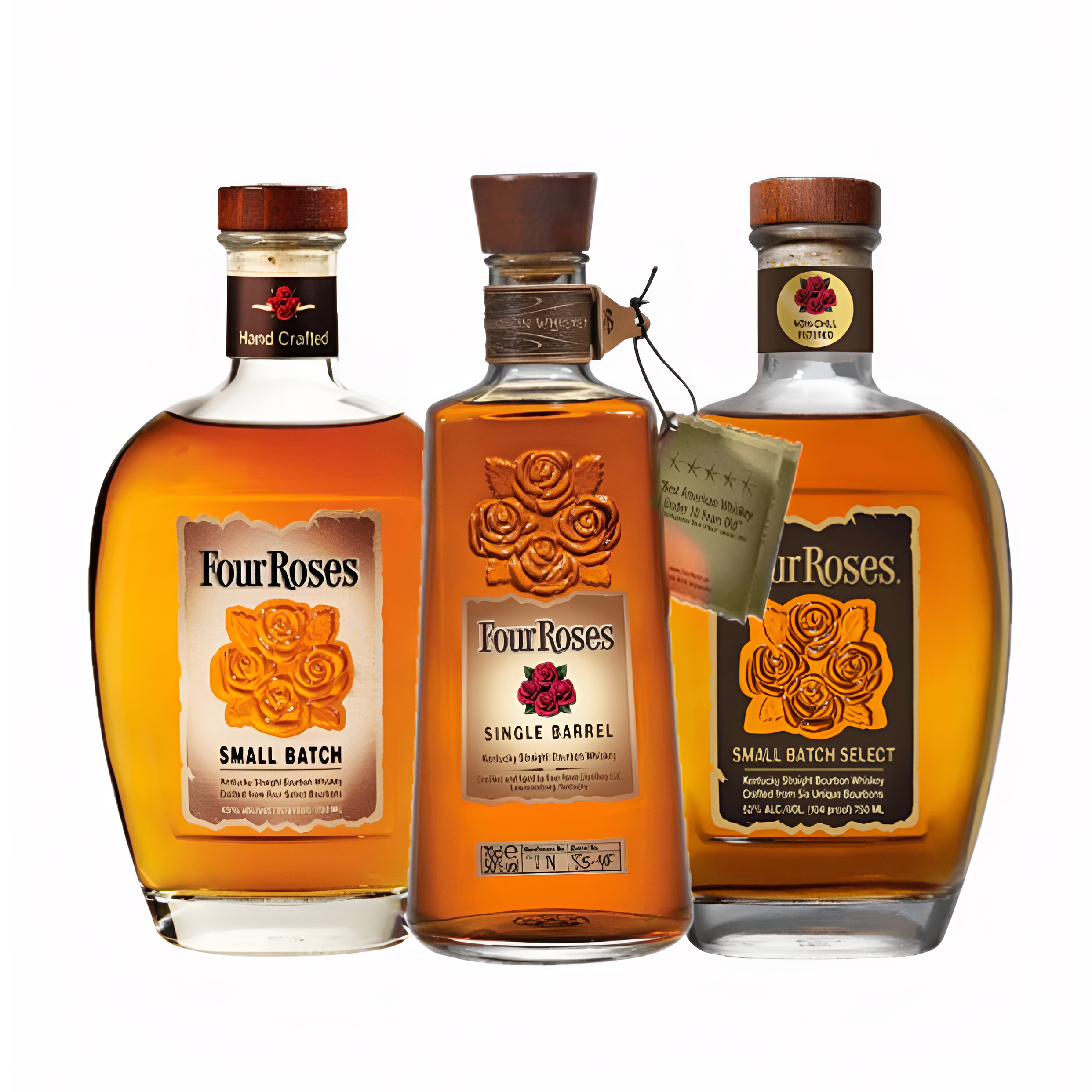 Four Roses Small Batch Select, Single Barrel, & Small Batch Trio Bundle