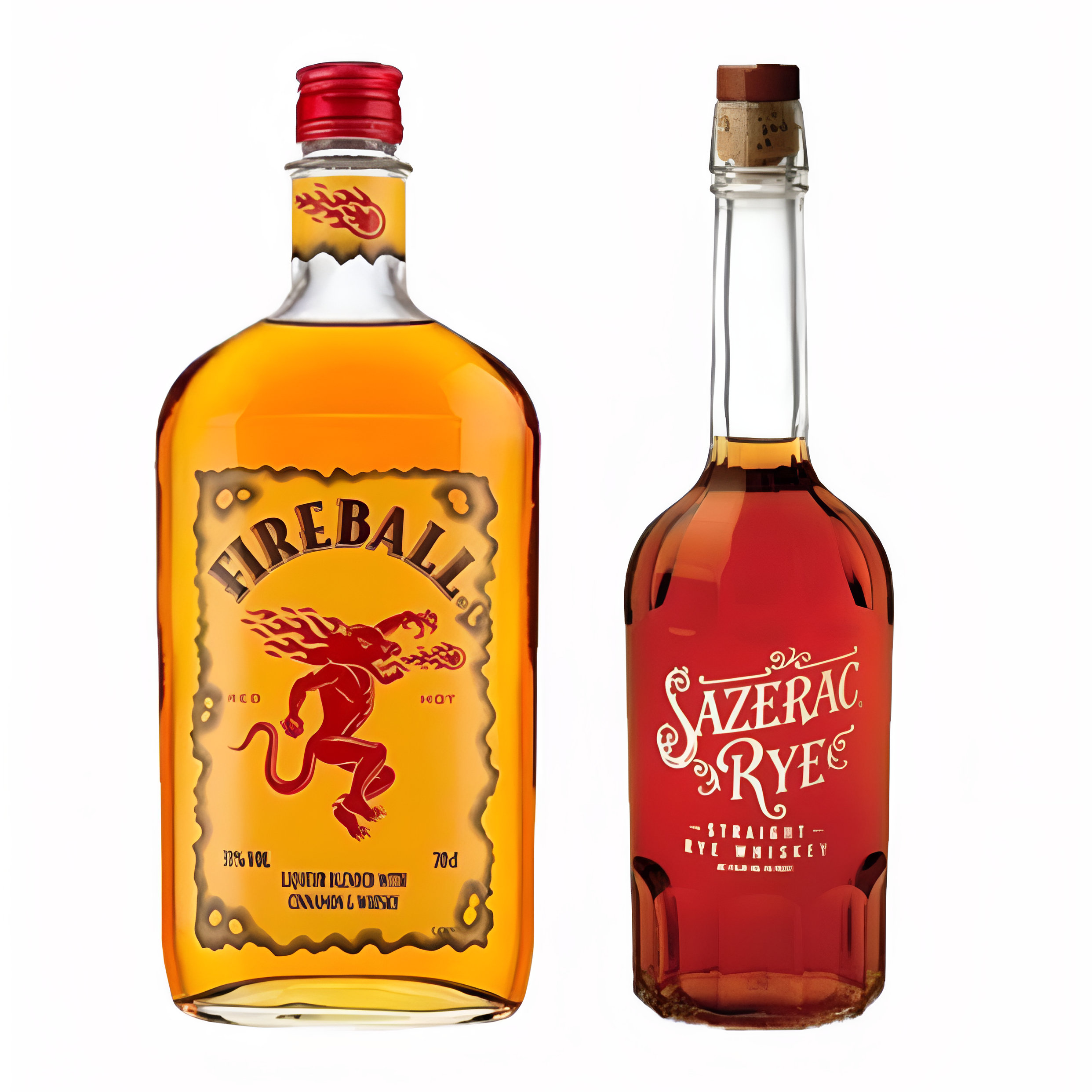 Fireball Cinnamon Whiskey & Sazerac Rye Bundle