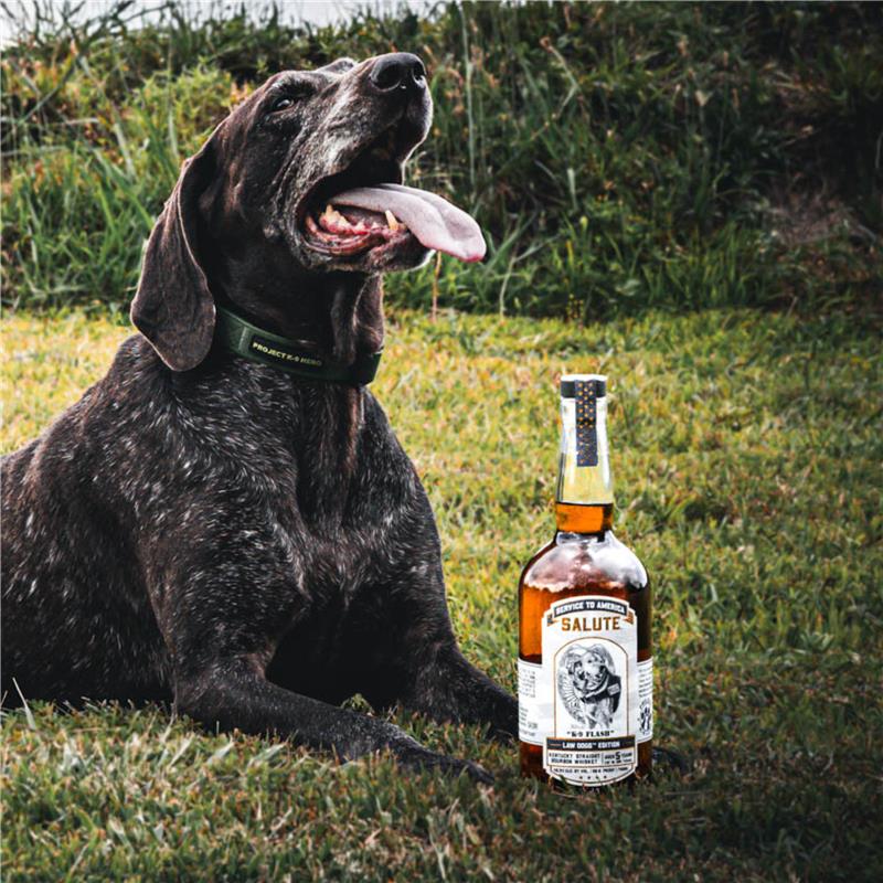 Service to America Salute™ Whiskey - Law Dogs K-9 Flash Heritage Distilling