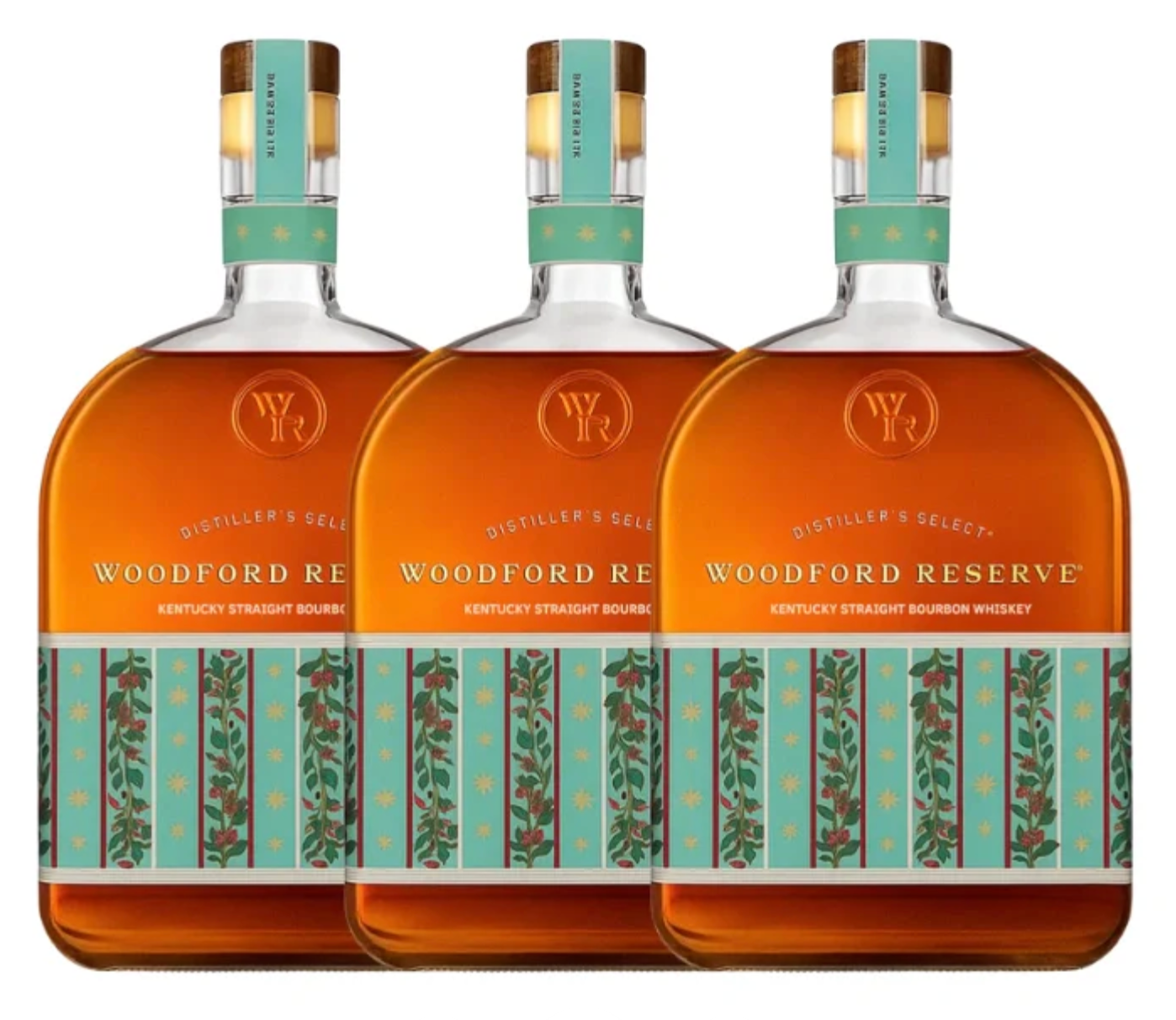 Woodford Reserve Holiday Edition Bourbon 2025 “Designed by Markarian” 3 Pack (PRE-ORDER) Woodford Reserve