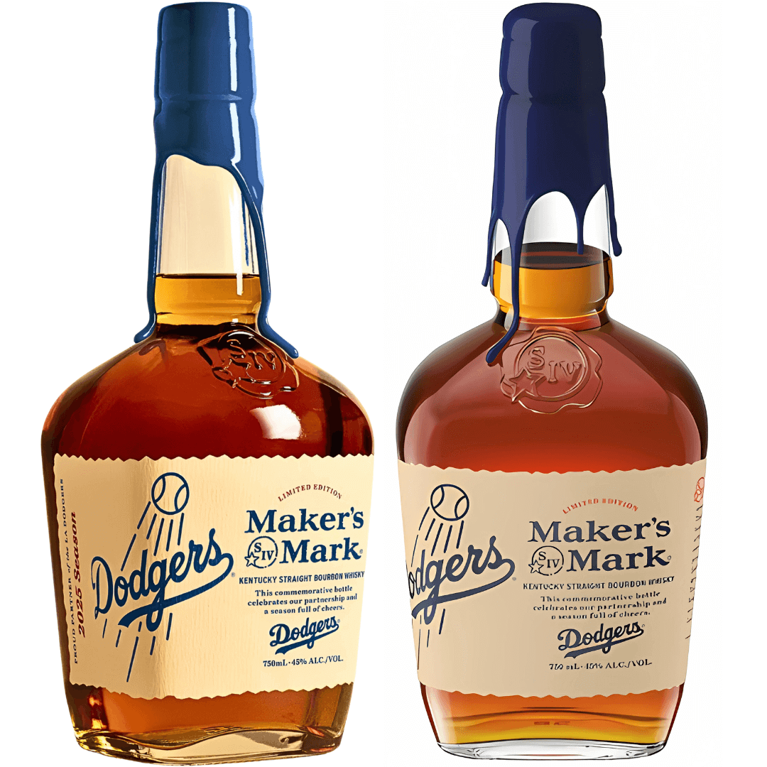 Maker's Mark Los Angeles Dodgers 2025 Limited Edition Kentucky Straight Bourbon Whiskey