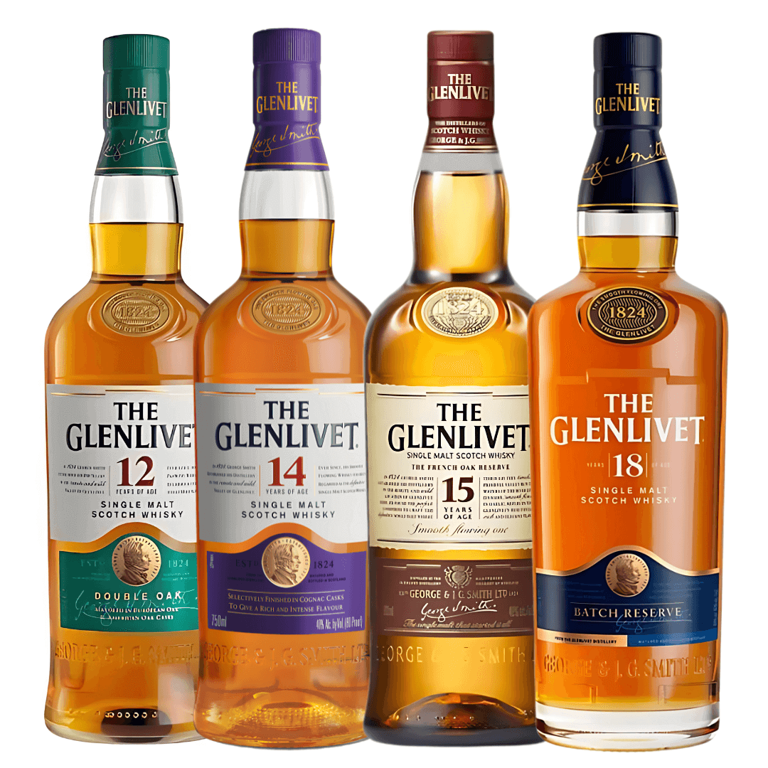 Glenlivet Legacy Series Bundle: 12, 14, 15 & 18 Year Old Collection