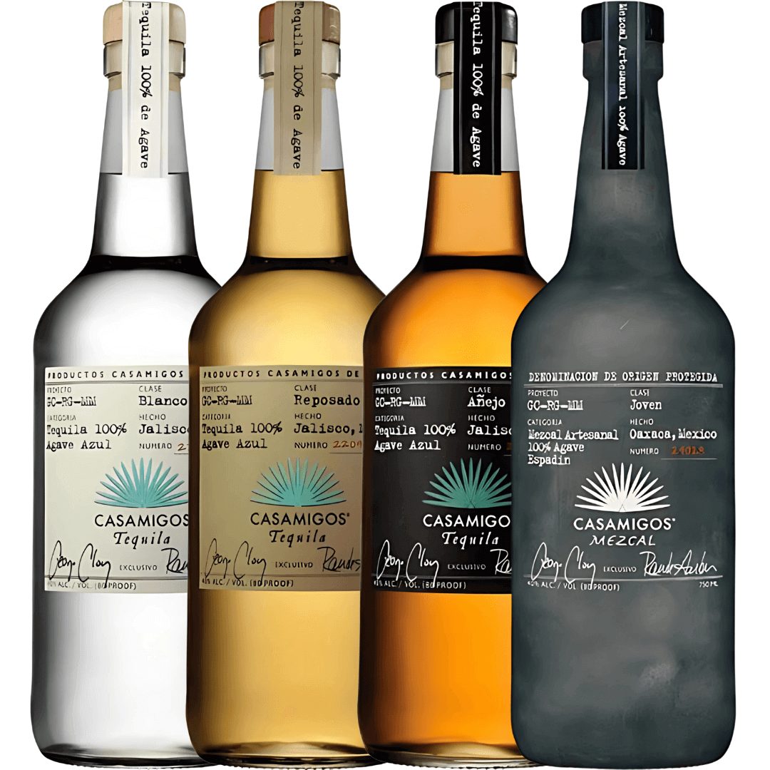 Casamigos Tequila Bundle: Blanco, Reposado, Añejo & Mezcal