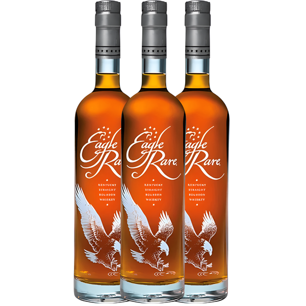 Eagle Rare 10 Year Kentucky Straight Bourbon Whiskey 700ml 3 Pack Bundle