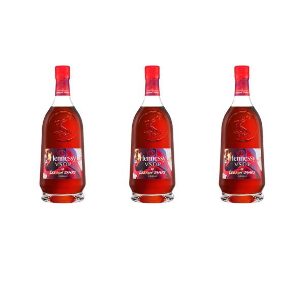 Hennessy VSOP X LeBron James Limited Edition Cognac 2025 - 3 Pack Bundle