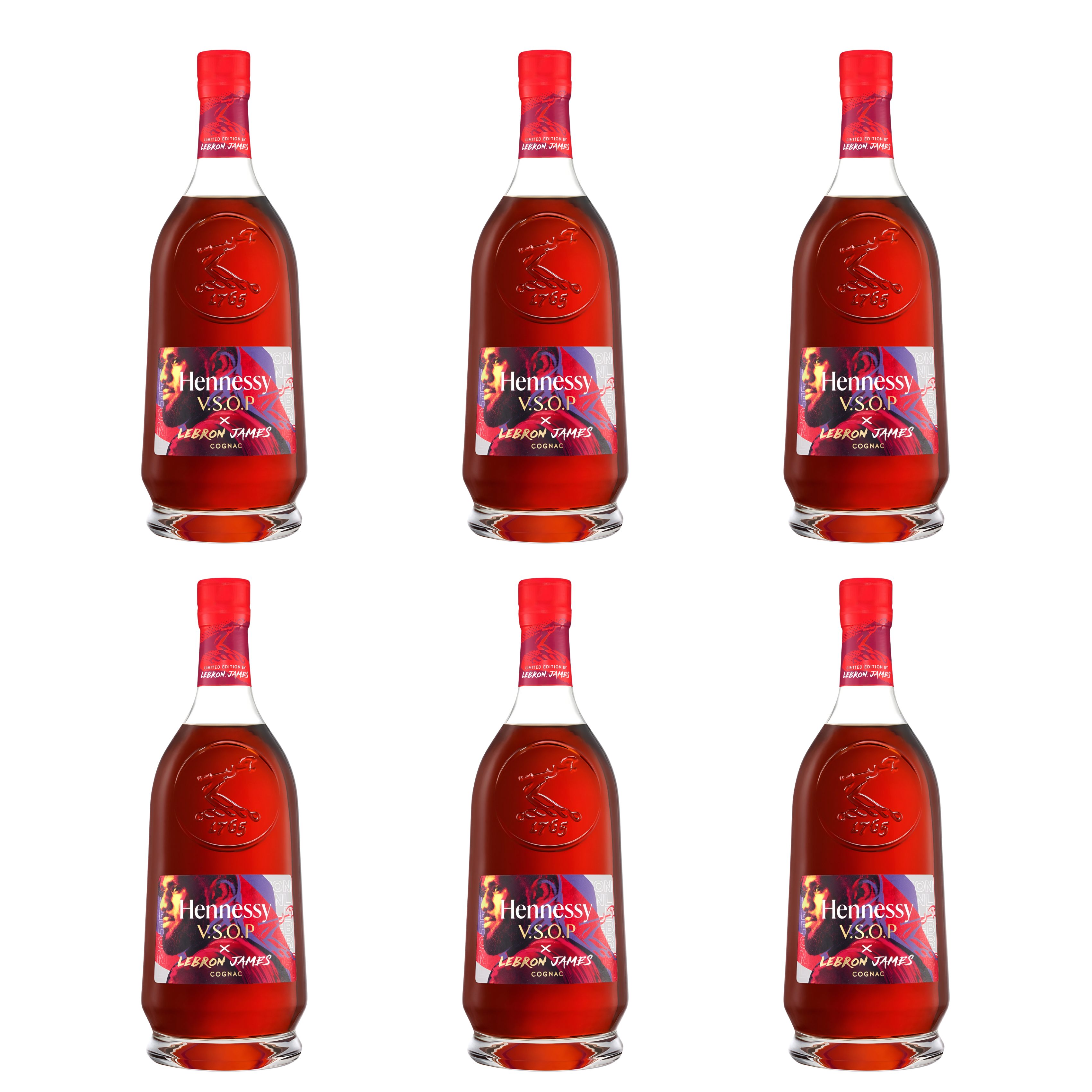 Hennessy V.S.O.P × LeBron James Limited Edition – 6 Pack Bundle