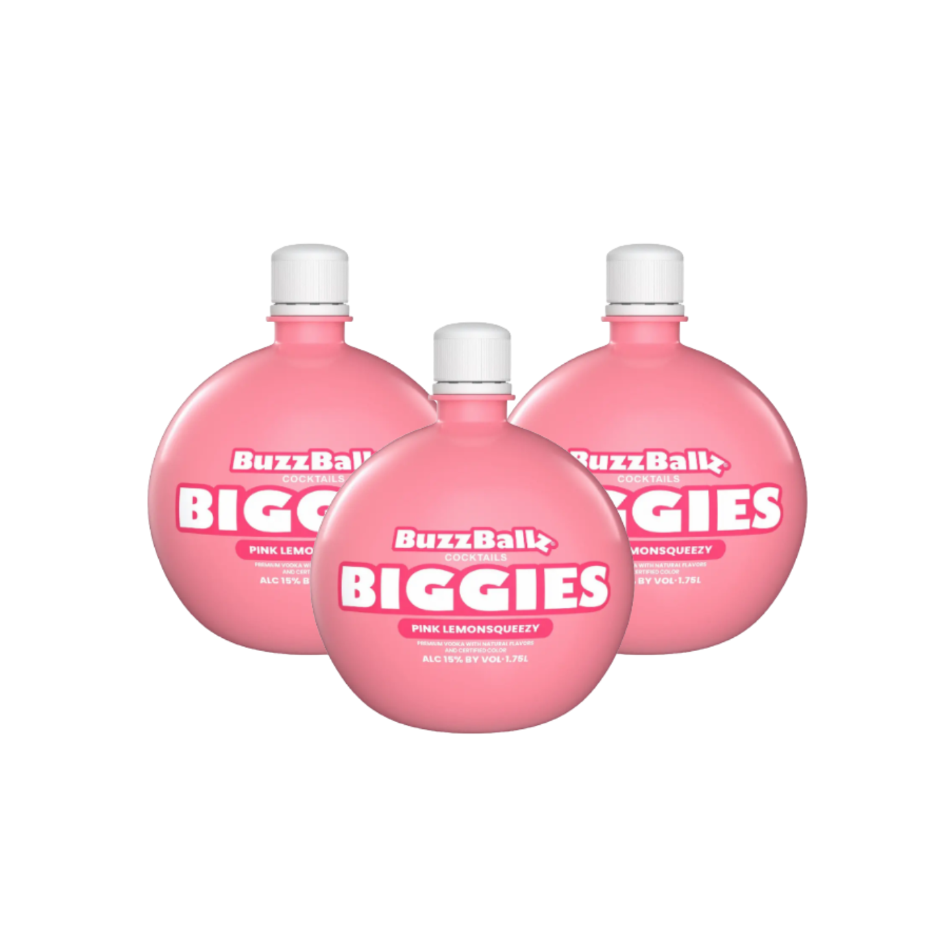 Buzzballz Biggies Pink Lemonsqueezy Cocktails 1.75L