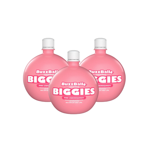 Buzzballz Biggies Pink Lemonsqueezy Cocktails 1.75L