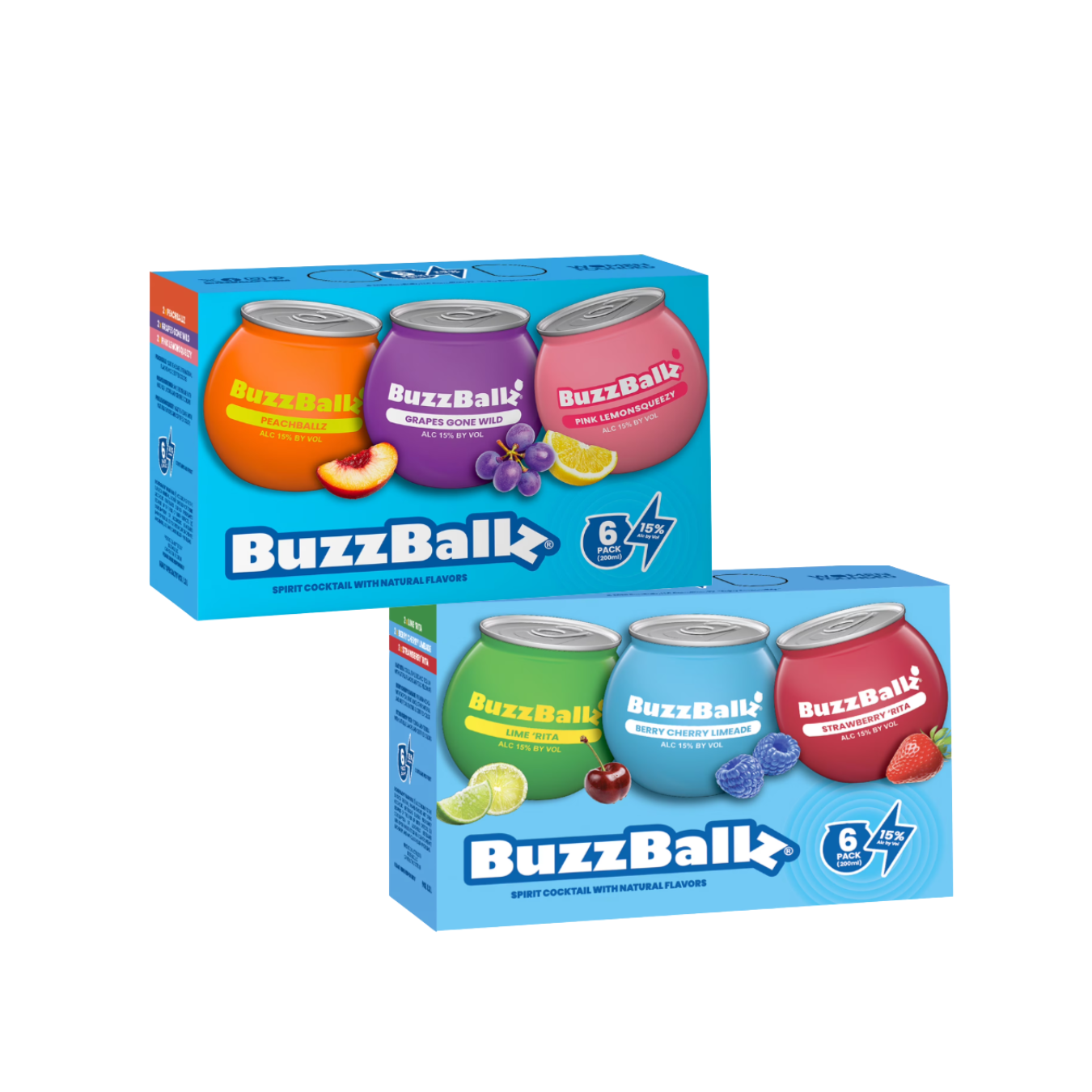 BuzzBallz Variety Pack 12 x 200 mL