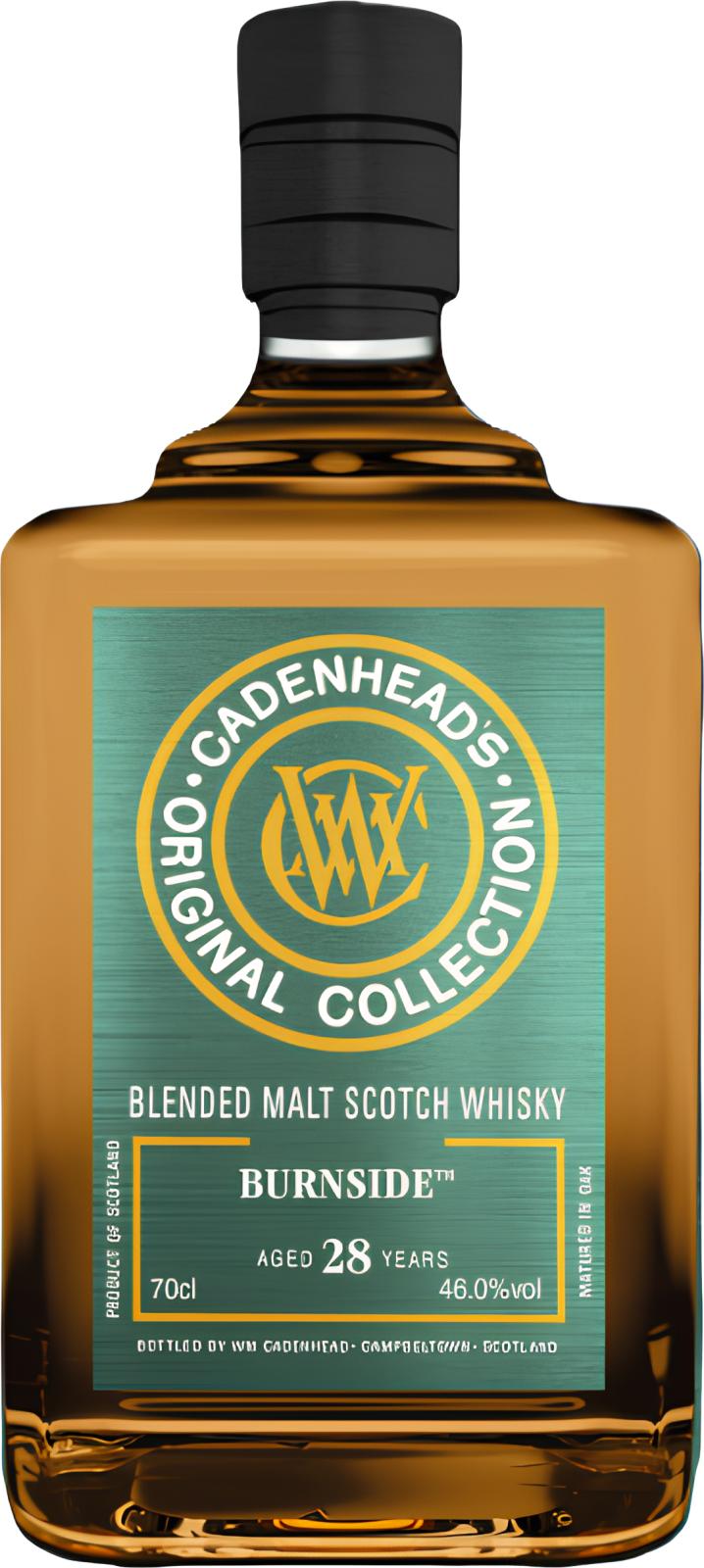 Cadenhead’s Burnside 28 Year Old Blended Malt Scotch Whisky WM Cadenhead