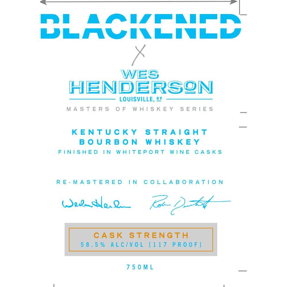 Blackened X Wes Henderson Cask Strength Bourbon By Metallica - Main Street Liquor