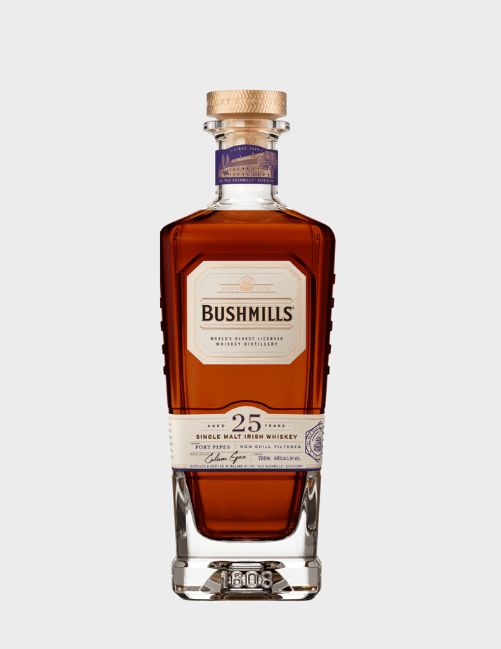 Bushmills 25 Year Old Single Malt Finished in Port Pipes