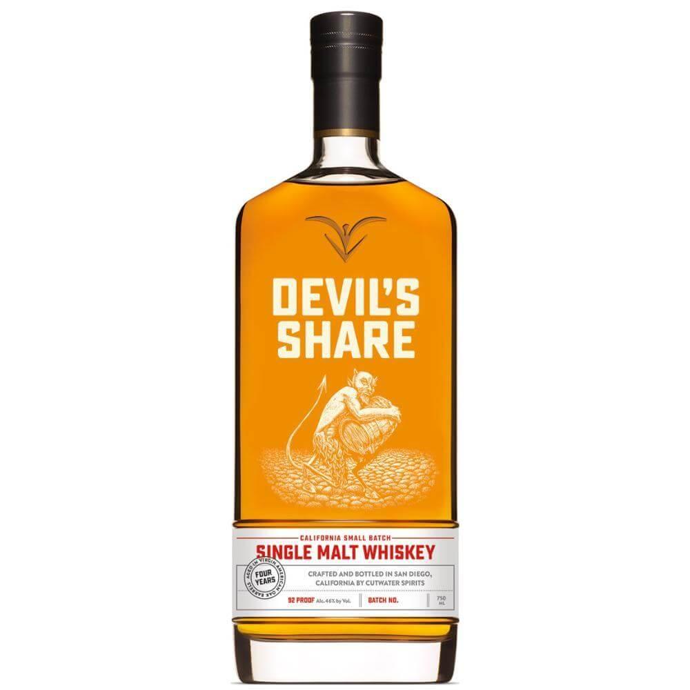 Cutwater Spirits Devil's Share Single Malt Whiskey - Main Street Liquor