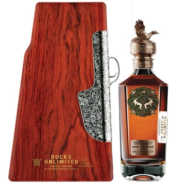 World Whiskey Society Ducks Unlimited Special Edition 10 Year Old Kentucky Bourbon