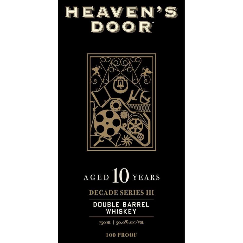 Heaven's Door Decade Series Release #03: Double Barrel Whiskey - Main Street Liquor