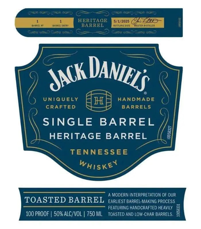 Jack Daniel’s Heritage Toasted Single Barrel 2025 Release - Main Street Liquor