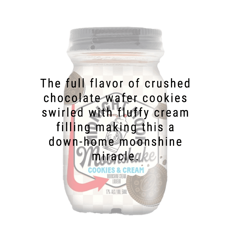 Midnight Moon Cookies & Cream Moonshake 50mL 12 Pack - Main Street Liquor