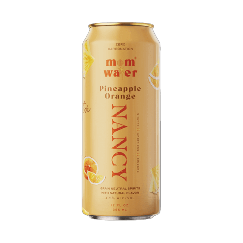 Mom Water Nancy - Pineapple Orange Cocktail 12.oz 4 Pack - Main Street Liquor