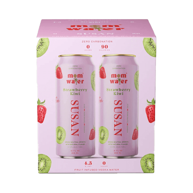 Mom Water Susan - Strawberry Kiwi Cocktail 12.oz 4 Pack - Main Street Liquor