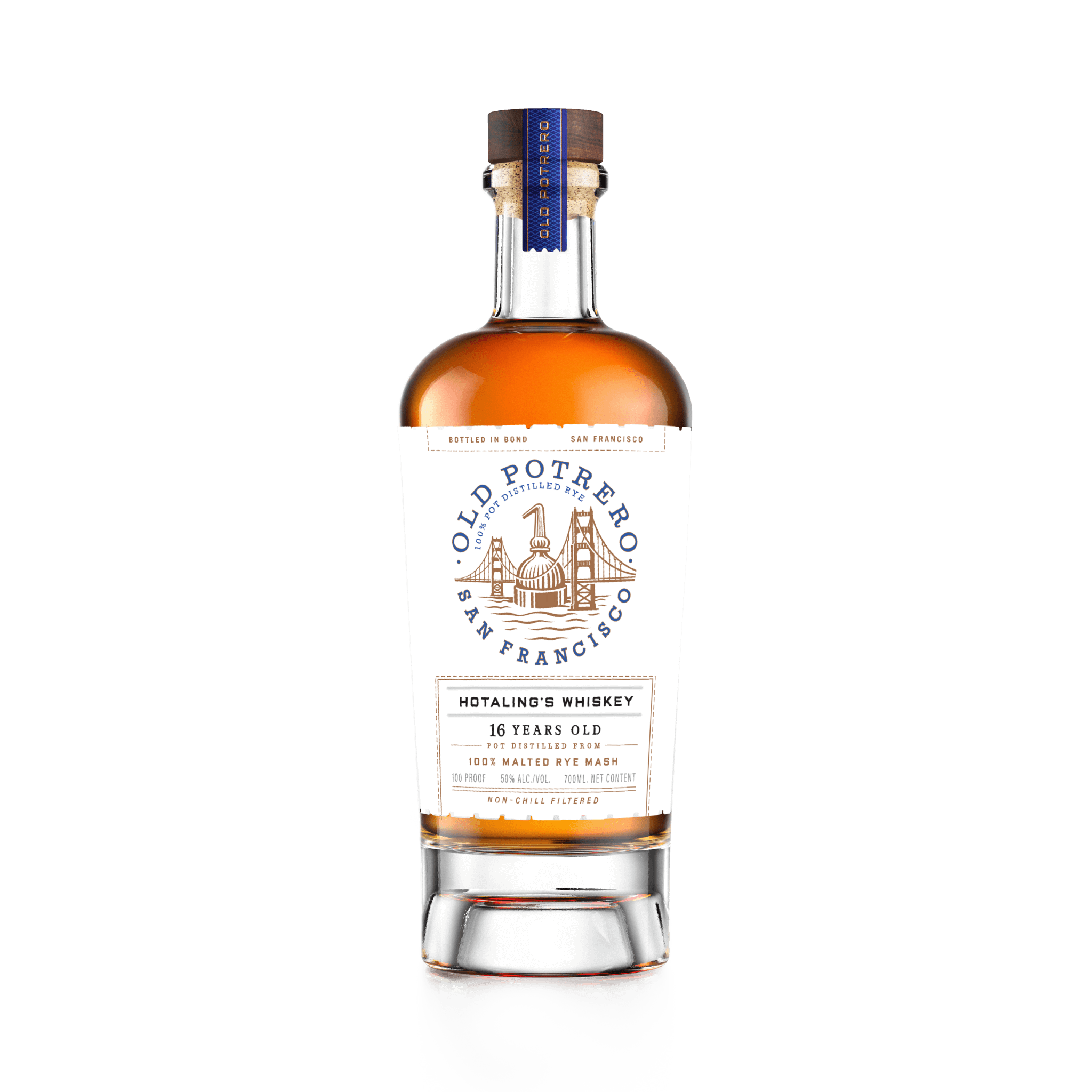 Old Potrero Hotaling's Bottle in Bond 16YO Whiskey