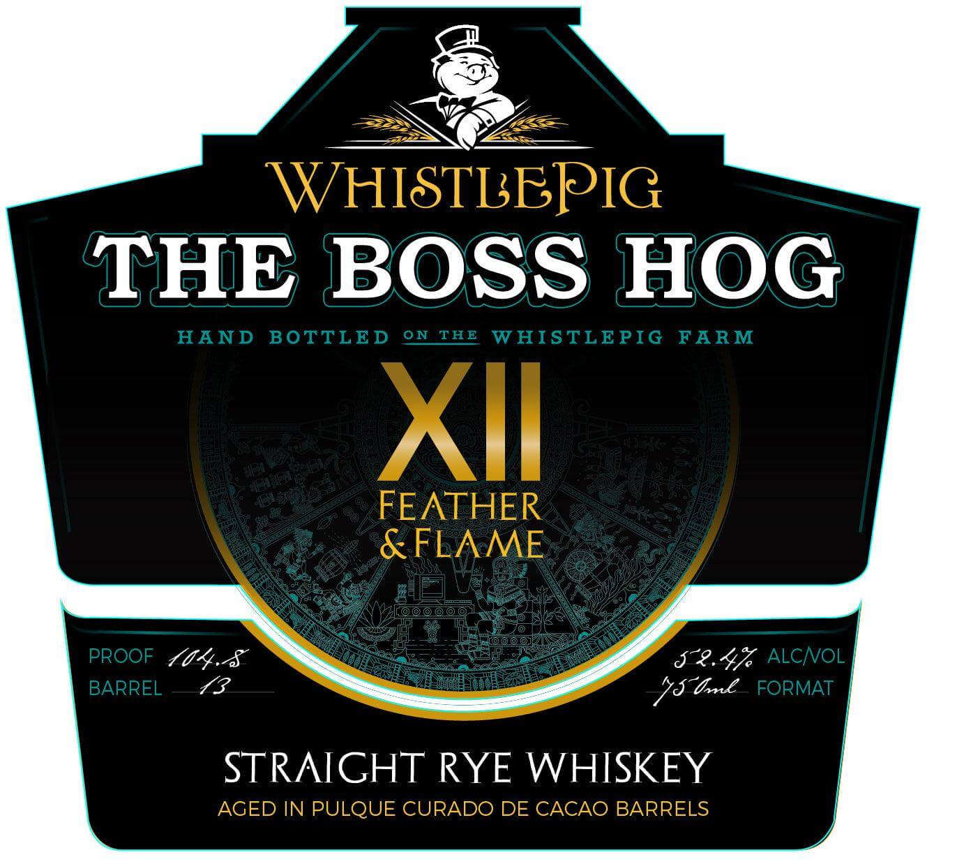 WhistlePig The Boss Hog XII: Feather & Flame Straight Rye Whiskey