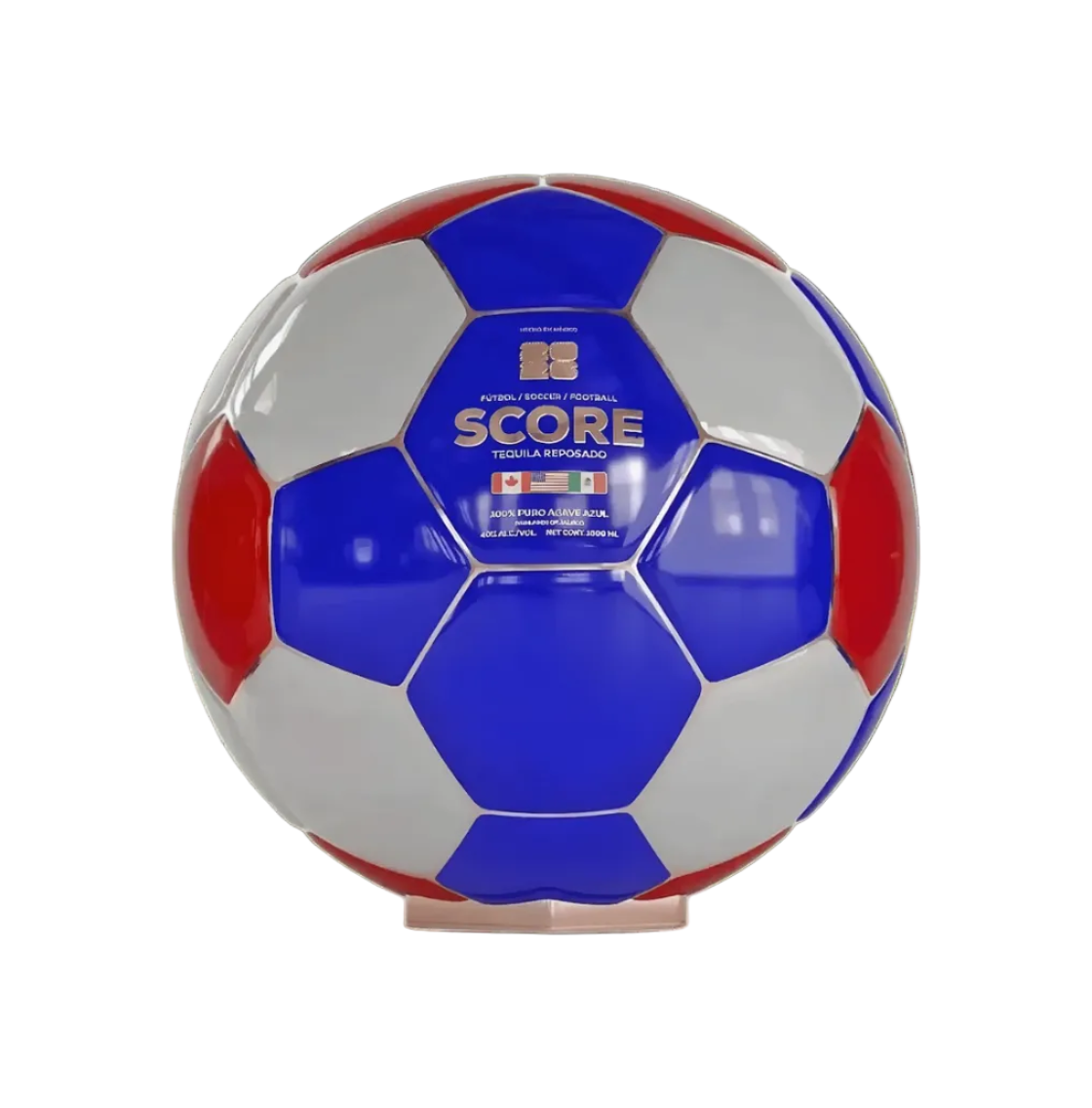 Score Tequila Reposado 2026 USA Limited Edition Soccer Ball Bottle
